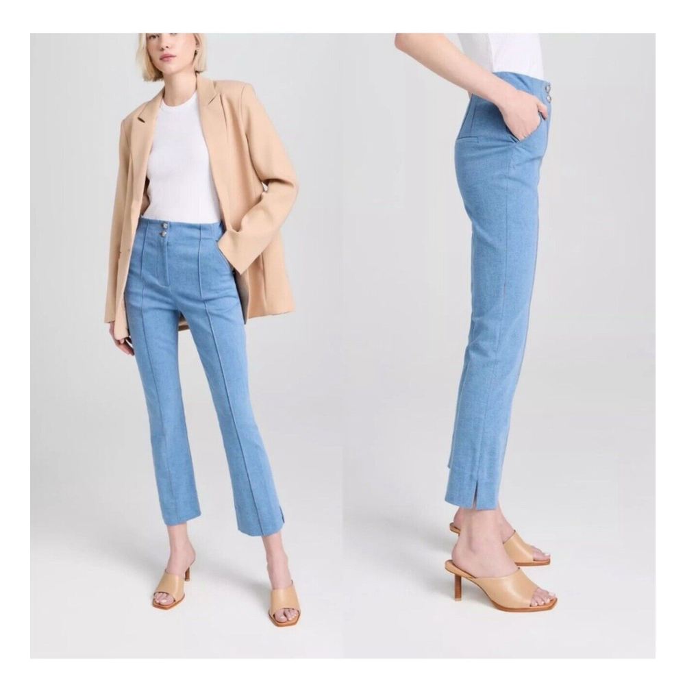 Women's Blue Slim Fit Pants